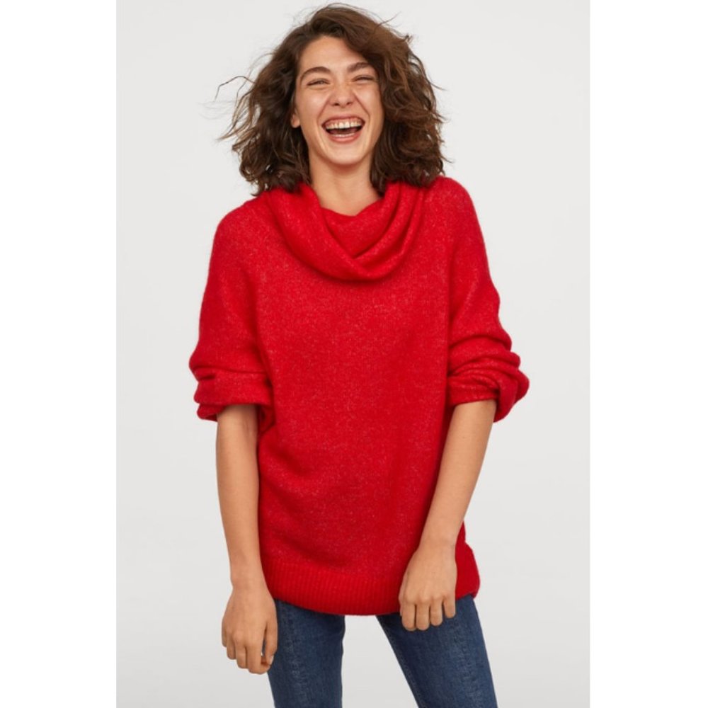 H&M Sweater - Bright Red